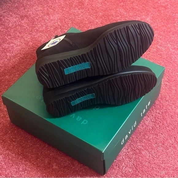 🥾NWT David Tate Waterproof Nubuck/Leather Caddy Boots - Picture 8 of 13